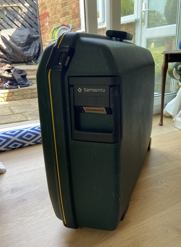 Samsonite large green hard - large,