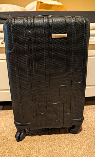 Samsonite black textured - samsonite, hard