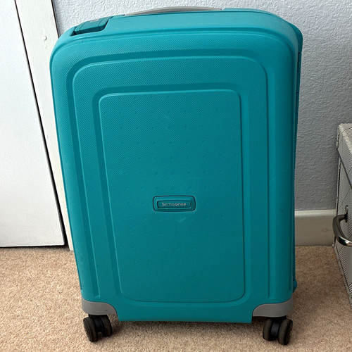 Samsonite teal hard shell - samsonite,