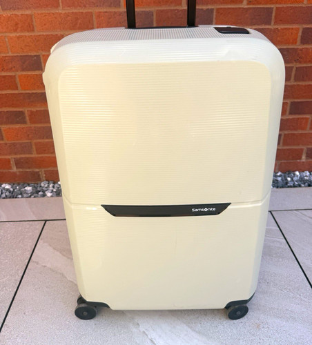 Samsonite beige hard shell - samsonite,